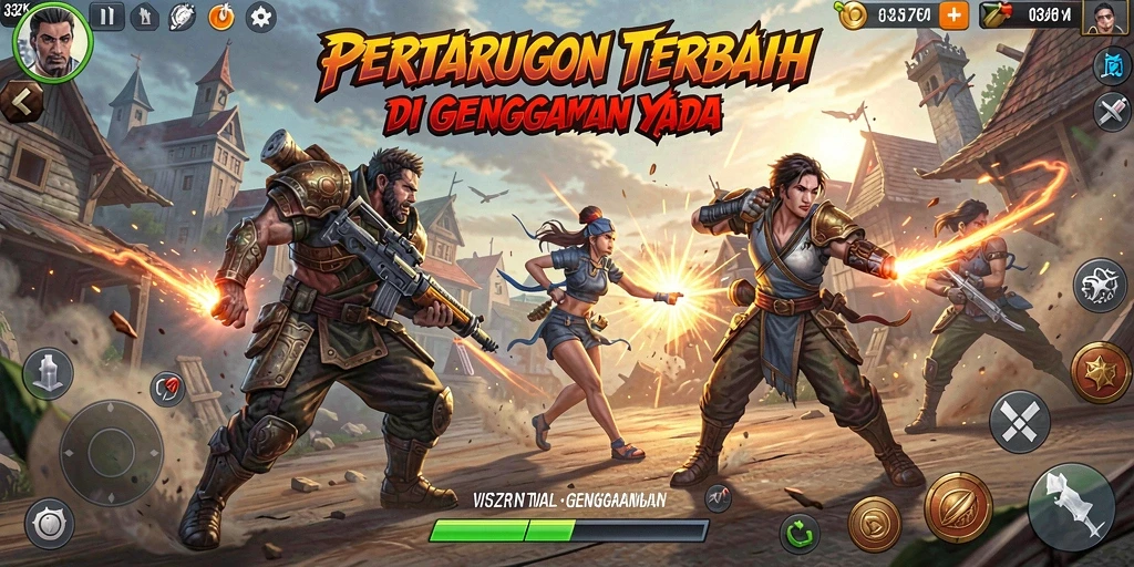 Tangkapan layar <strong>33ZK</strong> menampilkan aksi pertarungan yang mendebarkan.