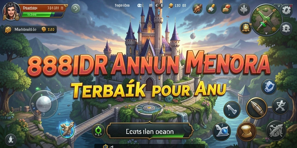 Tampilan gameplay menegangkan di 888IDR, penuh aksi Tower Defense.