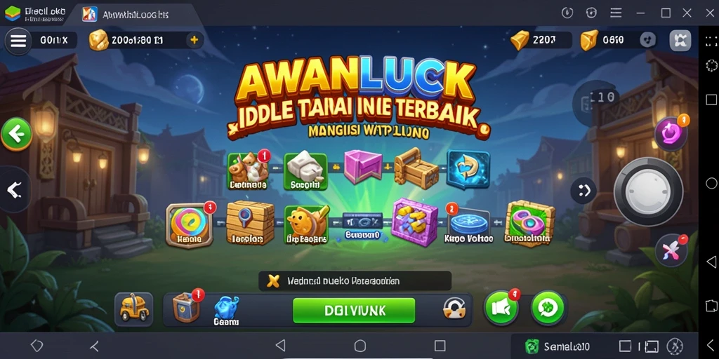 Tampilan permainan AWANLUCK yang menarik dan menghibur.