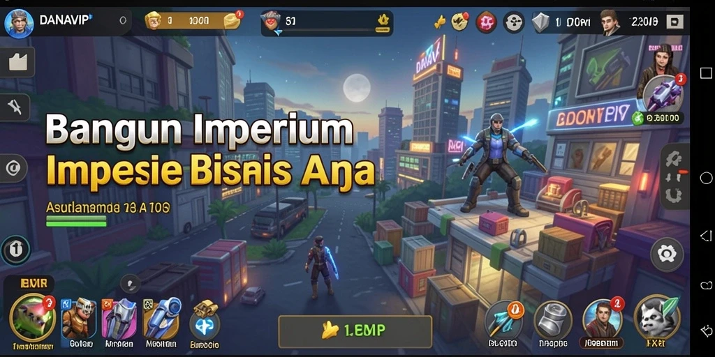 Tampilan menarik dari gameplay Tycoon di DANAVIP.