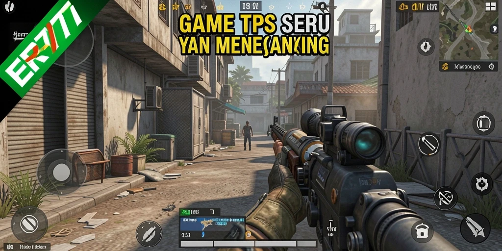 Gameplay intens dalam ER777 dengan aksi TPS yang mendebarkan.