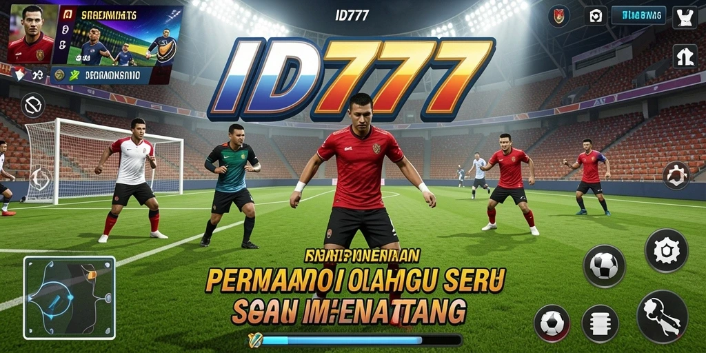 Tampilan gameplay seru dalam ID777 dengan aksi olahraga yang mendebarkan.