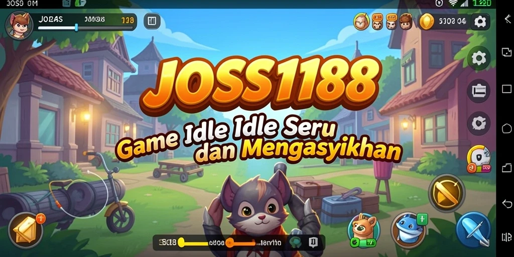 Tampilan gameplay JOSS188 dengan aksi Idle yang menarik.