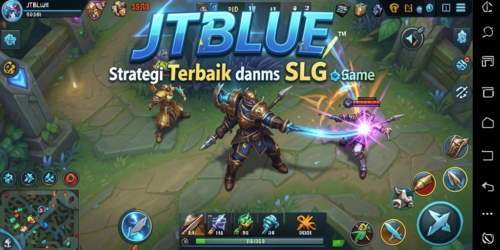 Tampilan gameplay <strong>JTBLUE</strong> yang menarik dan penuh aksi SLG.