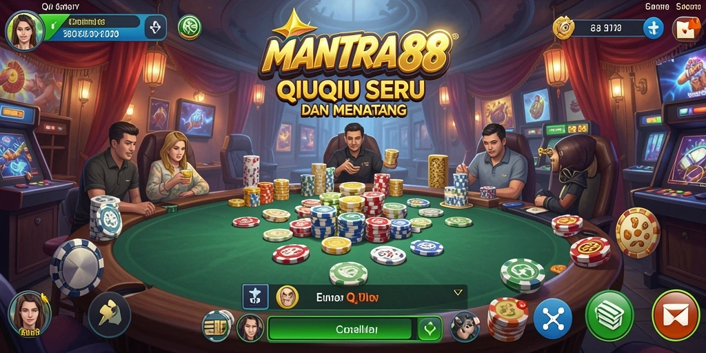 Tampilan gameplay menarik dari MANTRA88 di platform QiuQiu.