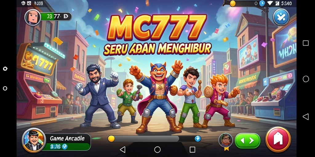 Screenshot utama MC777 menunjukkan gameplay seru yang memikat.