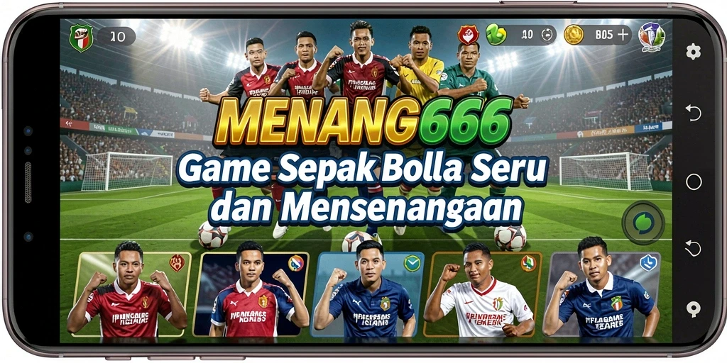 Tampilan gameplay MENANG666 yang mengasyikkan dengan aksi sepak bola mendebarkan.