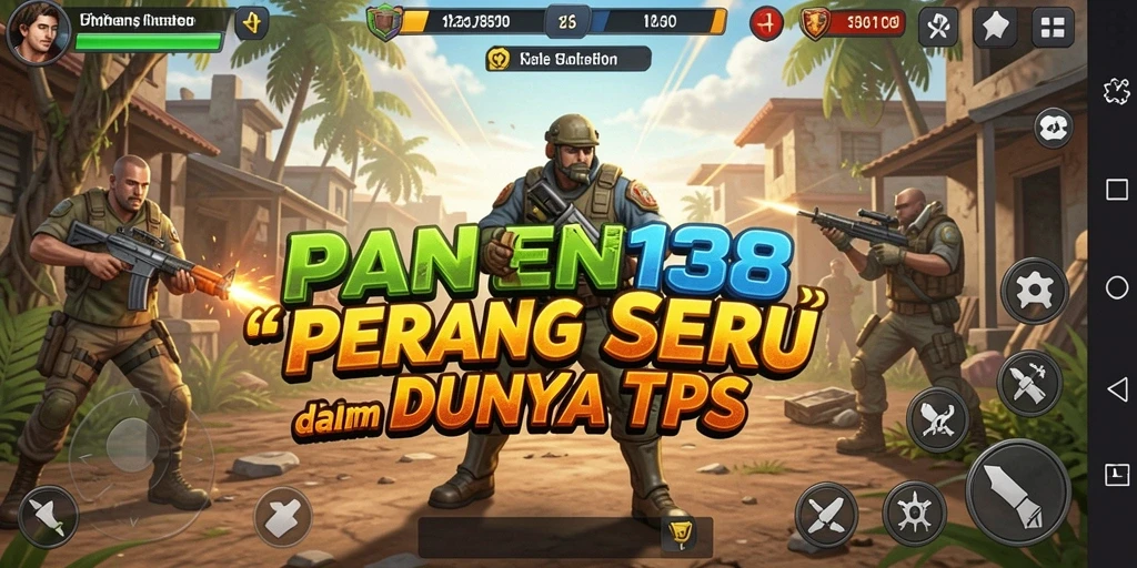 Tangkapan layar menampilkan aksi mendebarkan dalam game TPS.